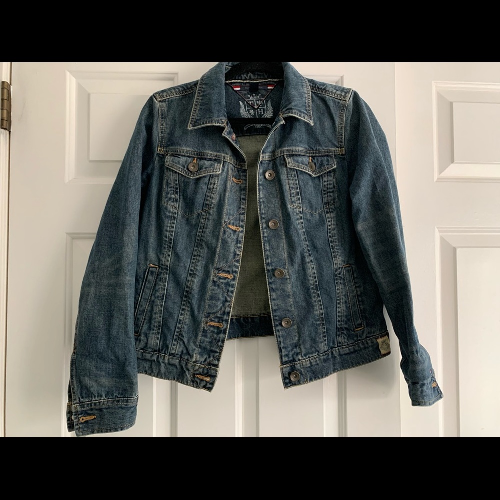 NWOT Tommy Hilfiger Denim Jacket with Logo detail
